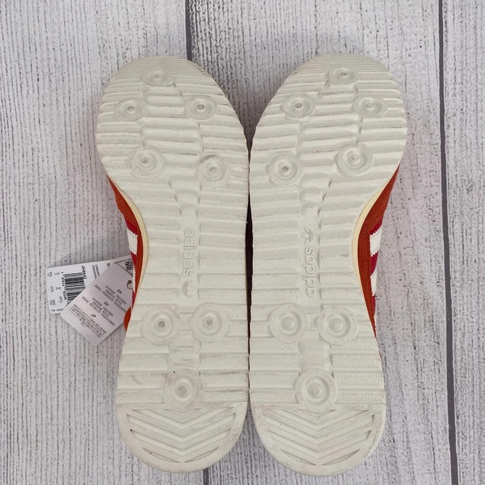 Adidas SL 72 RS Sneakers Mens 9.5 Red White Retro Low Top Trainers Shoes JH8642